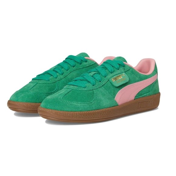 Puma Shoes - Puma Women's Size 7.5 Retro Style Palermo Sneakers Archive Green/Pinkscape
